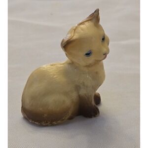 Vintage Cat Plastic Pencil Sharpener Hong Kong Miniature 2.5in Kitschy MCM